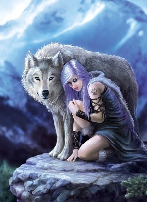 Clementoni: Anne Stokes - Protector (1000) wolvenpuzzel
