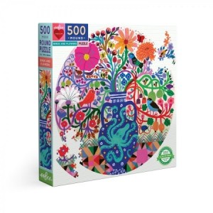 Eeboo: Birds and Flowers (500) SCHADE AAN DOOS OP = OP