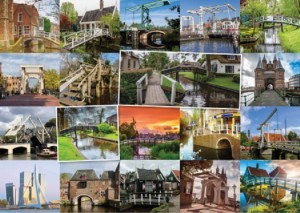 Tucker's Fun Factory: De Bekendste Bruggen van Nederland (1000) puzzel