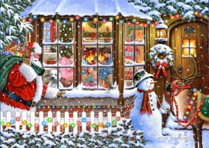 House of Puzzles: With Love from Santa (1000) kerstpuzzel