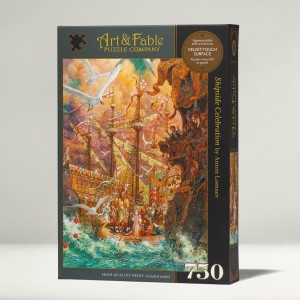 Art and Fable: Shipside Celebration (750) verticale puzzel