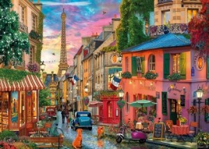 Gibsons: Sunset over Paris (1000) legpuzzel