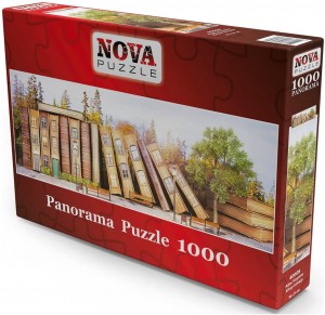 Nova Puzzle: Book Street (1000) panoramapuzzel
