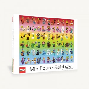 Lego Minifigure Rainbow (1000) legpuzzel