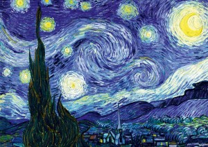 Art By Bluebird: The Starry Night - van Gogh (2000) kunstpuzzel