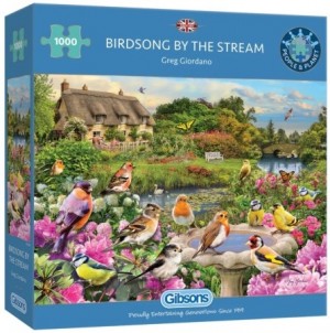 Gibsons: Birdsong by the River (1000) vogelpuzzel