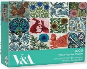 Museums and Galleries: Arts and Crafts Tile Designs (1000) legpuzzel
