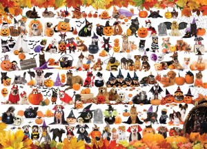 Eurographics: Halloween Pets (1000) legpuzzel