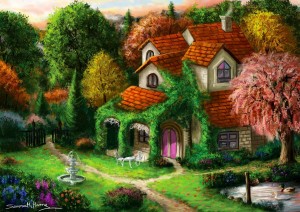 Enjoy: Cottage in the Forest (1000) legpuzzel