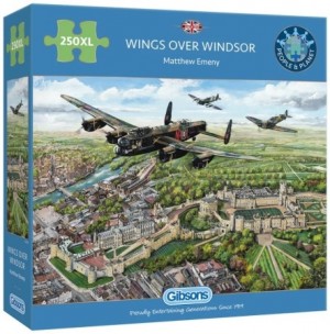 Gibsons: Wings over Windsor (250XL) vliegtuigpuzzel