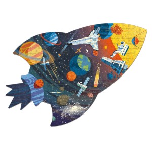 Mudpuppy: Outer Space (300) shaped puzzel