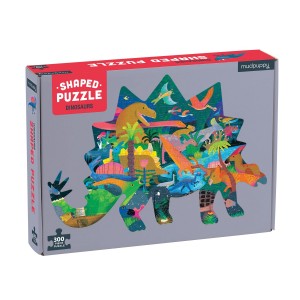 Mudpuppy: Dinosaurs (300) shaped puzzel