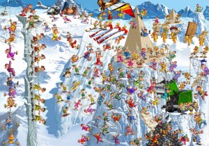 Grafika: Francois Ruyer - Climbing (1000) winterpuzzel