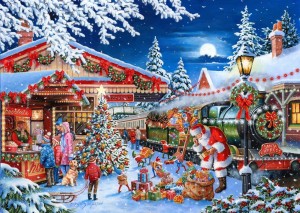 House of Puzzles: Christmas Collection - Santa's Express (1000) kerstpuzzel