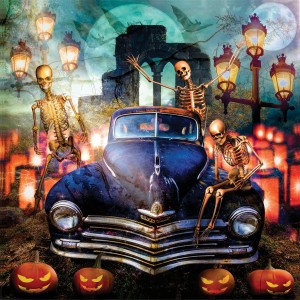 SunsOut: The Old Plymouth on Halloween (1000) halloweenpuzzel