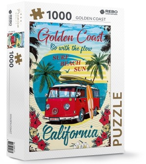 Rebo: Golden Coast (1000) verticale puzzel