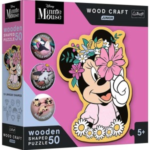 Trefl: Wood Craft Junior - Disney Minnie Mouse (50) houten puzzel