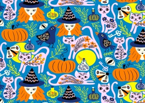 Enjoy: Enchanted Cats (1000) halloweenpuzzel