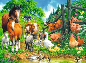 Ravensburger: Animal Get Together (100XXL) legpuzzel