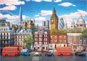 Gibsons: Streets of London (500) legpuzzel