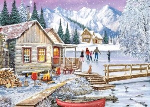 Gibsons: Winter at the Cabin (1000) winterpuzzel