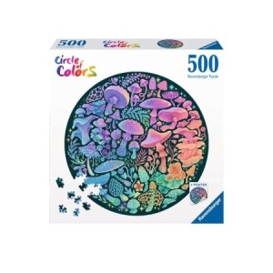 Ravensburger: Circle of Colors - Champignons (500) ronde puzzel