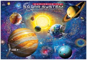 Eurographics: Solar System (100) kinderpuzzel in lunchbox