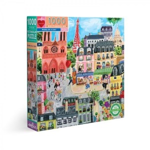 Eeboo: Paris in a Day (1000) vierkante puzzel
