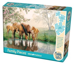 Cobble Hill: Horse Family (350XL) Family puzzel