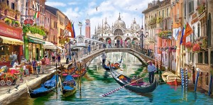 Castorland: Charms of Venice (4000) SCHADE AAN DOOS OP = OP