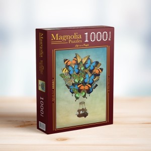 Magnolia: Butterfly Balloon (1000) verticale puzzel