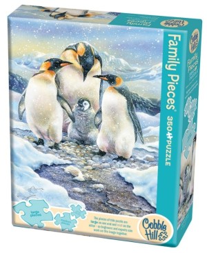 Cobble Hill: Penguin Family (350XL) Familypuzzel OP = OP