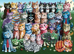 Anatolian: Cat Family Reunion (1000) kattenpuzzel