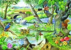 House of Puzzles: Tales of the River (500XL) legpuzzel