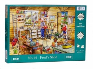 House of Puzzles: Find the Differences Nr 14 Fred's Shed (1000)