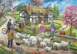 House of Puzzles: Daffodil Cottage (1000) legpuzzel