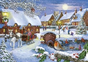 House of Puzzles: Sleigh Ride (1000) winterpuzzel