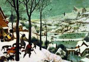 Piatnik: Pieter Bruegel - Hunters in the Snow (1000) kunstpuzzel