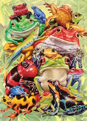 Cobble Hill: Frog Pile (350) familypuzzel