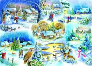 House of Puzzles: Let it Snow (1000) winterse puzzel