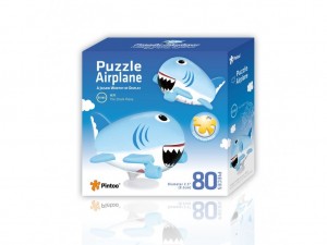 Pintoo: Airplane - Shark (80) 3D kinderpuzzel
