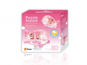 Pintoo: Airplane - Romantic Vacations (80) 3D kinderpuzzel