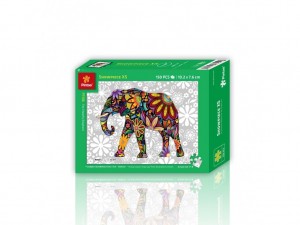Pintoo: The Cheerful Elephant (150) plastic minipuzzel