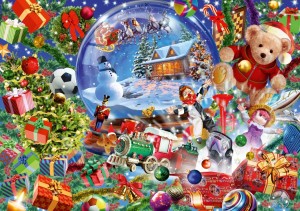 Bluebird: Christmas Globe (1000) kerstpuzzel