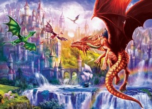 Eurographics: Dragon Kingdom (500XL) fantasy puzzel