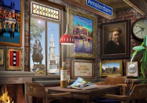 House of Holland: Amsterdams Café (1000) legpuzzel