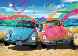 Eurographics: VW Beetle Love (1000) volkswagenpuzzel