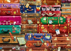 Eurographics: Travel Suitcases (1000) legpuzzel