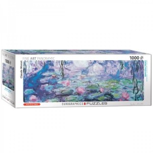 Eurographics: Water Lilies - Claude Monet (1000) panorama puzzel