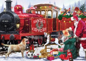 Otter House: Santa's Express (1000) kerstpuzzel